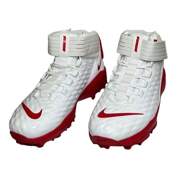 Nike Savage Pro 2 Shark White/Red Men’s Size 14.5 BV5448-104 - Picture 5 of 7
